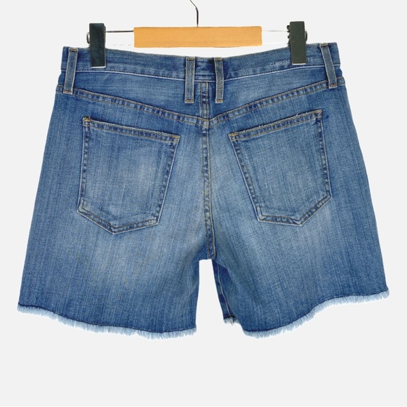 CURRENT ELLIOT size 25 distressed the boyfriend roll shorts - Picture 2 of 3